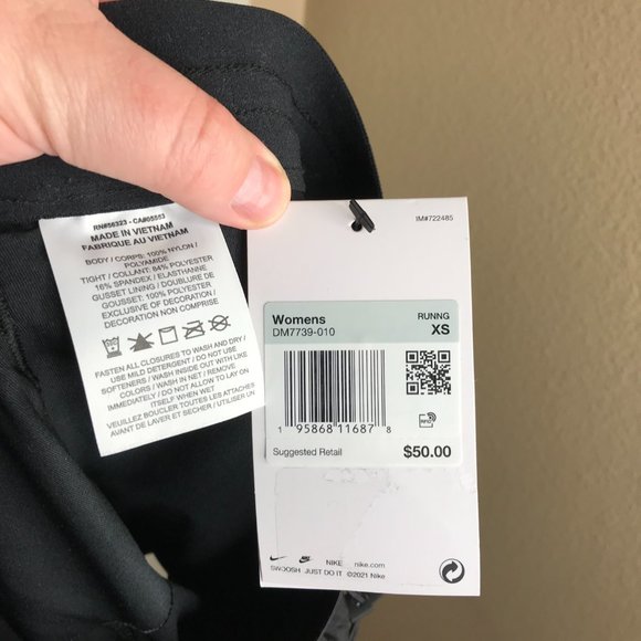 NWT Nike Women's Icon Clash Tempo Luxe Running Shorts DD7739-010 ~ Size XS - Picture 7 of 7